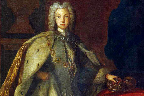 Большой парадный портрет императора Петра II